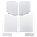 DEI 20-22 Jeep Gladiator JT 4-Door Boom Mat Complete Headliner Kit - 7 Piece - White