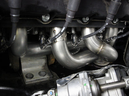 aFe Power Twisted Steel 1-7/8in 304 Stainless Steel Headers 20-21 Ford F-250/F-350 V8-7.3L | 48-33029
