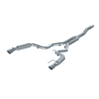 MBRP 2015-2026 Ford Mustang EcoBoost 2.3L T409 3in Cat Back Dual Split Rear Exit (Race Version) | S7275409