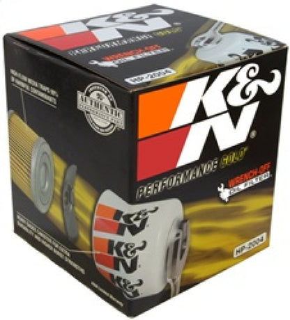 K&N Oil Filter | 3/4 In. - 16UNF-2B Thread | HP-2004