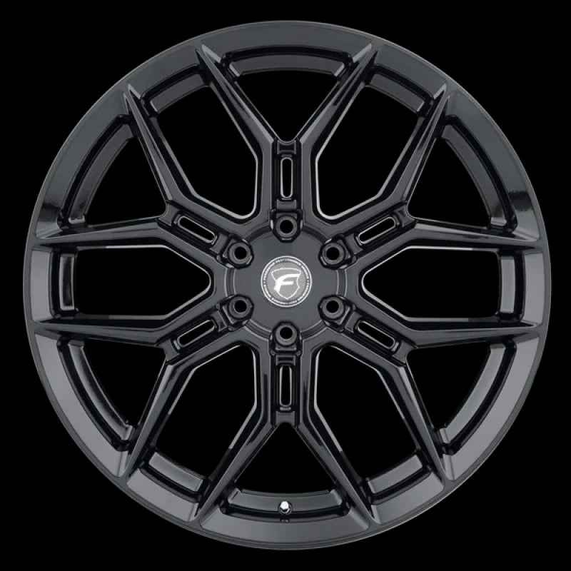 Forgestar X12 22x10 / 6x135 BP / ET30 / 6.68in BS Gloss Black Wheel