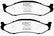 EBC 97-99 Jeep Cherokee 2.5 82mm High Rotors Yellowstuff Front Brake Pads