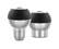 Momo Race Shift Knob - Aluminum, Black Airleather Insert