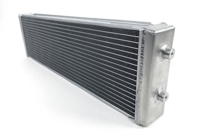 CSF Universal Dual-Pass Cross-Flow Heat Exchanger | 3/4in Slip-On, 2-Row 42mm | 8030