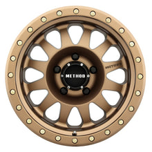 Load image into Gallery viewer, Method MR304 Double Standard 17x8.5 0mm Offset 5x5.5 108mm CB Method Bronze Wheel