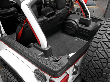 aFe Power 18-22 Jeep Wrangler JL (4-Door Models with 3-Piece Hard-Top Only) Terra Guard Tub Rail Covers | 79-25001