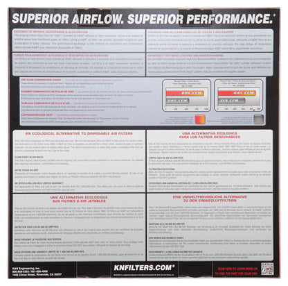 K&N Drop-In Air Filter | Round, 12in Flange, 4in Tall | E-3730