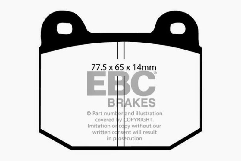 EBC 08+ Lotus 2-Eleven 1.8 Supercharged Redstuff Front Brake Pads