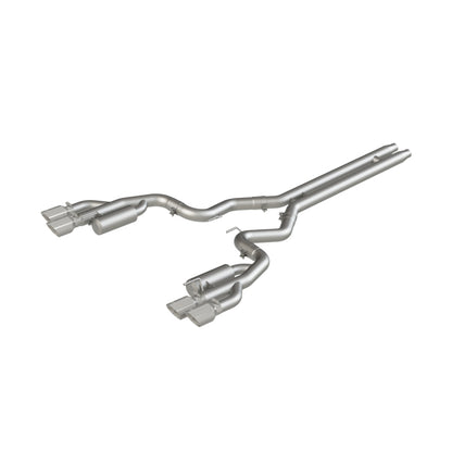 MBRP 2018-2023 Ford Mustang GT 5.0 3in Cat Back Quad Tip Race Version - T304 | S7207304