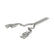 MBRP 18-19 Ford Mustang GT 5.0 3in Cat Back Quad Tip Race Version - T304