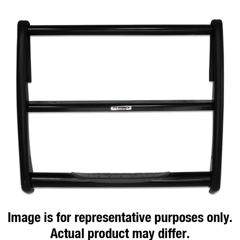 Go Rhino 09-19 Dodge Ram 1500 3000 Series StepGuard - Black (Center Grille Guard Only)