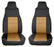 Rugged Ridge Neoprene Front Seat Covers 97-02 Jeep Wrangler TJ