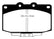 EBC 86-89 Mazda RX7 2.4 (1.3 Rotary)(Vented Rear Rotors) Redstuff Front Brake Pads