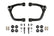 Fabtech 19-20 GM C/K1500 2WD/4WD 0-6in Uniball Upper Control Arms (Non Limited Models)
