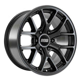 BBS TS-P 18x9in - 6x139.7 - 106.1 CB - ET0 - Satin Black Wheel
