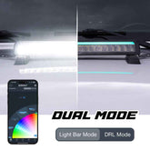 XK Glow XKmax 40in Offroad Light Bar w/ RGBW Chasing DRL & App Control
