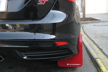 Load image into Gallery viewer, Rally Armor 12-19 Ford Focus ST / 16-19 RS Black UR Mud Flap w/Red Altered Font Logo