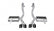 Corsa 1997-2004 Chevrolet Corvette C5 Z06 5.7L V8 Black Xtreme Axle-Back Exhaust
