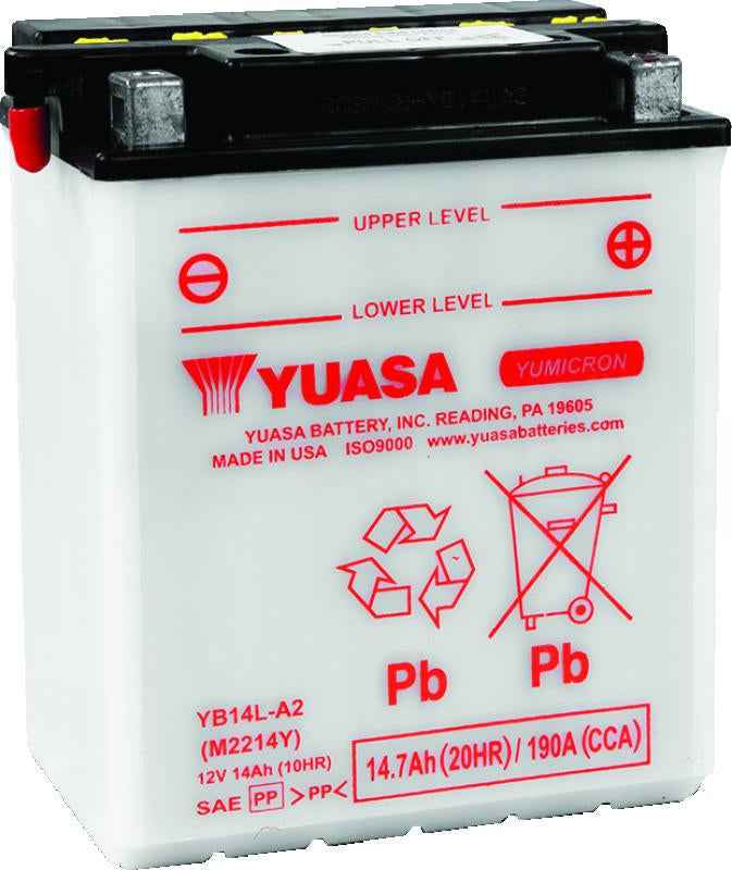 Yuasa YB14L-A2 Yumicron CX 12-Volt Battery