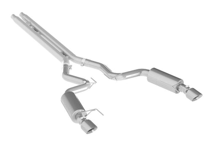 MBRP 2015-2017 Ford Mustang GT 5.0 Convertible T409 3in Cat Back Dual Split Rear Exit (Street Version) | S7239409