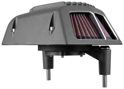 K&N Street Metal Intake System for 01-16 Harley-Davidson Softail/Dyna - Shaker Black