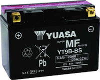 Yuasa YT9B-BS Maintenance Free 12-Volt AGM Battery w/Bottle