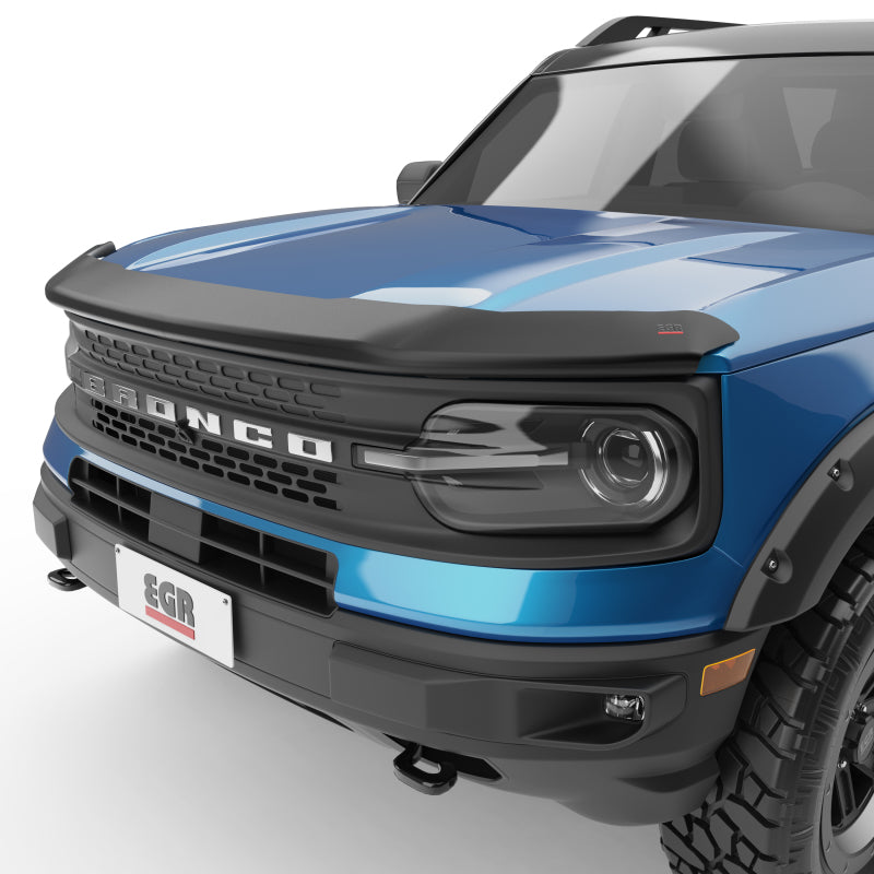 EGR 21-22 Ford Bronco Sport Superguard Hood Shield - Matte Black (303565)