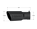 MBRP Universal Tip 6in OD 5in Inlet 15.5in Length 30 Deg Bend Angled Rolled End Black