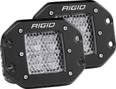 Rigid Industries Dually - Flush Mount - 60 Deg. Lens - Set of 2