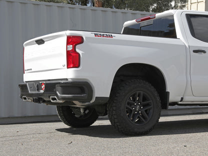 aFe Power Gemini XV 4in to Dual 3in 304 Stainless Steel Cat-Back Exhaust with Cutout 19-21 GM Silverado/Sierra V8-6.2L | 49-34140