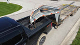Gen-Y Spartan Torsion-Flex 2.5in Offset 4in SQ Tube Gooseneck 2-5/16in Coupler Standard Height