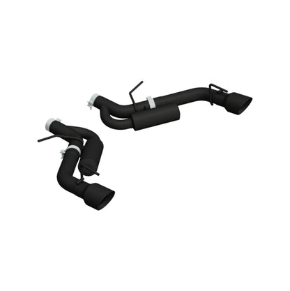 MBRP 2016-2024 Chevrolet Camaro SS Dual Rear Exit Axle Back w/ 4.5in OD Tips - BLK (Non NPP Models) | S7034BLK