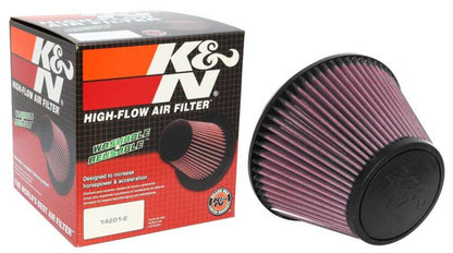 K&N Universal Air Filter | Round Tapered, 6in Flange, 5in Tall | RU-5138