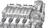 LS Valve Covers - Satin Black Textured Finish 241-91