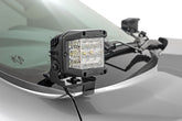 LED Light Kit | Ditch Mount | Black Series Round | 3.5 Inch | Amber DRL | Ram 1500 (19-26)