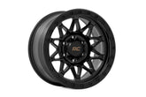 Rough Country 78 Series Wheel | Simulated Beadlock | Black | 18x9 | 5x5 | -12mm