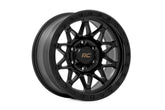 Rough Country 78 Series Wheel | Simulated Beadlock | Black | 18x9 | 5x5 | 0mm