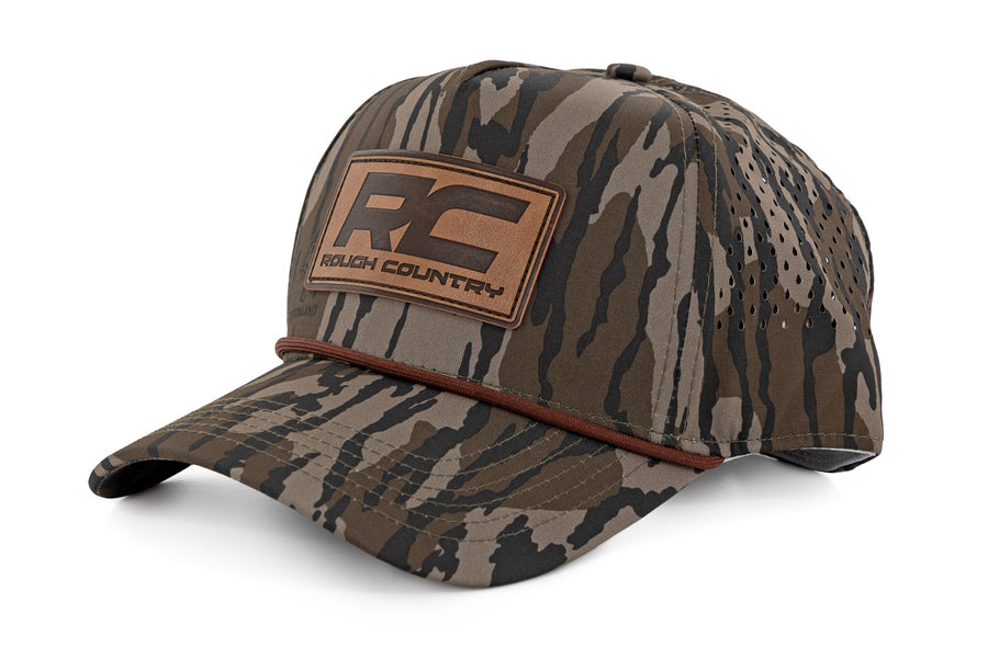 Rough Country Hat | OG Bottomland Camo | Rough Country Leather Patch