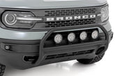 Nudge Bar | w/ Tow Hooks | 4 Inch Round Led (x4) | Ford Bronco Sport (21-24)