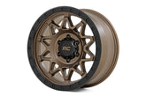 Rough Country 78 Series Wheel | Simulated Beadlock | Bronze/Black | 17x8.5 | 6x135 | +0mm