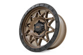 Rough Country 78 Series Wheel | Simulated Beadlock | Bronze/Black | 18x9 | 5x5 | -12mm