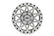 Rough Country 78 Series Wheel | Simulated Beadlock | Full Machine | 18x9 | 8x180 | 0mm