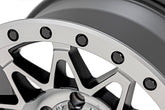 Rough Country 78 Series Wheel | Simulated Beadlock | Full Machine | 18x9 | 6x5.5 | +0mm