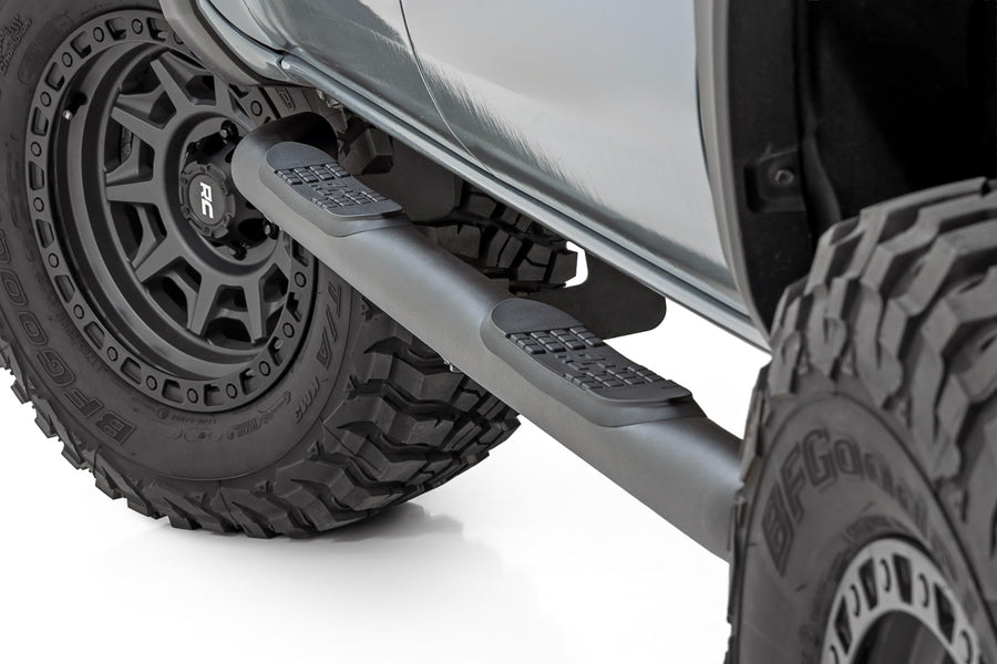 Nerf Steps | 3-Inch Tube | Double Cab | Toyota Tacoma 2WD/4WD (2005-2023)