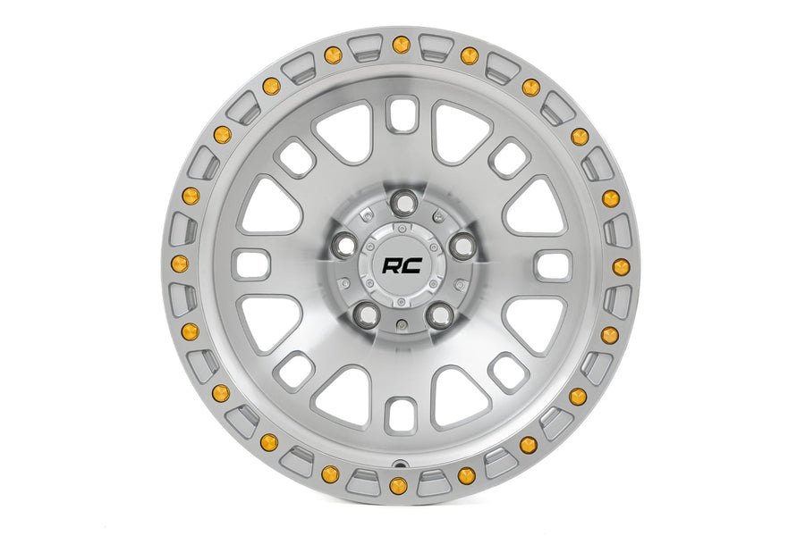 Rough Country 82 Series Wheel | One-Piece | Full Machined | 17x9 | 5x5 | -12mm
