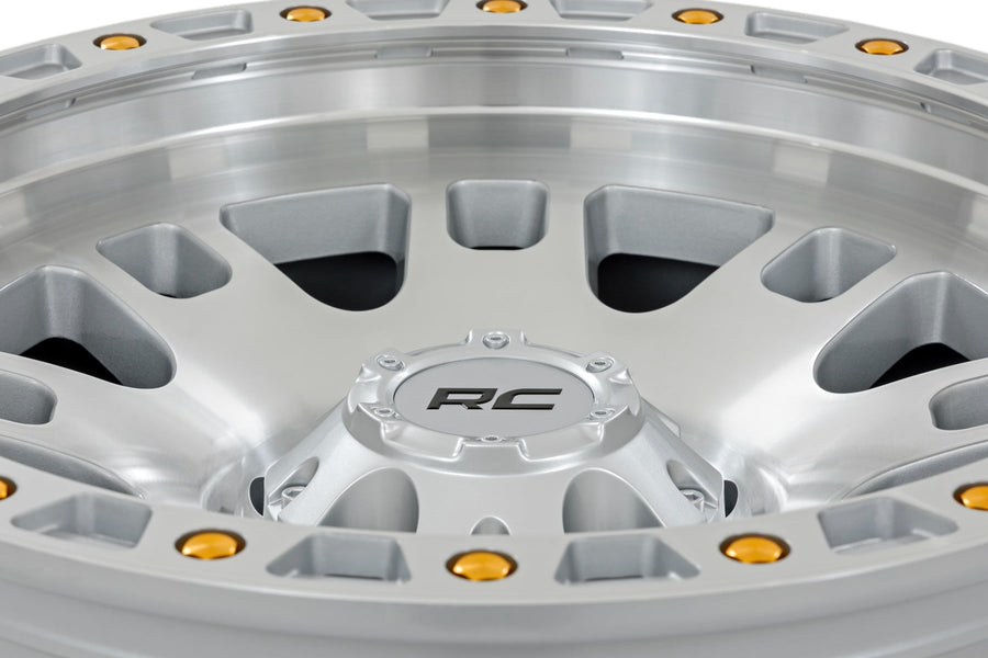 Rough Country 82 Series Wheel | One-Piece | Full Machined | 17x9 | 5x5 | -12mm