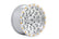 Rough Country 87 Series Wheel | Simulated Beadlock | Full Machine | 17x8.5 | 5x5 | +0mm