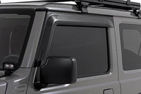 Impact Resistant Side Window Deflectors | Tape On Rain Guard | Suzuki Jimny 3 Door (2018-2026)
