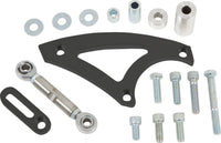 CVF Racing Stealth Black Saginaw power steering bracket for Ford FE 390, 427 and 428, B-390-PSBRKT-S