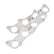 Stainless Works Ford 5.2L/5.0L Coyote Round Port Header 304SS Exhaust Flanges 1-7/8in Primaries